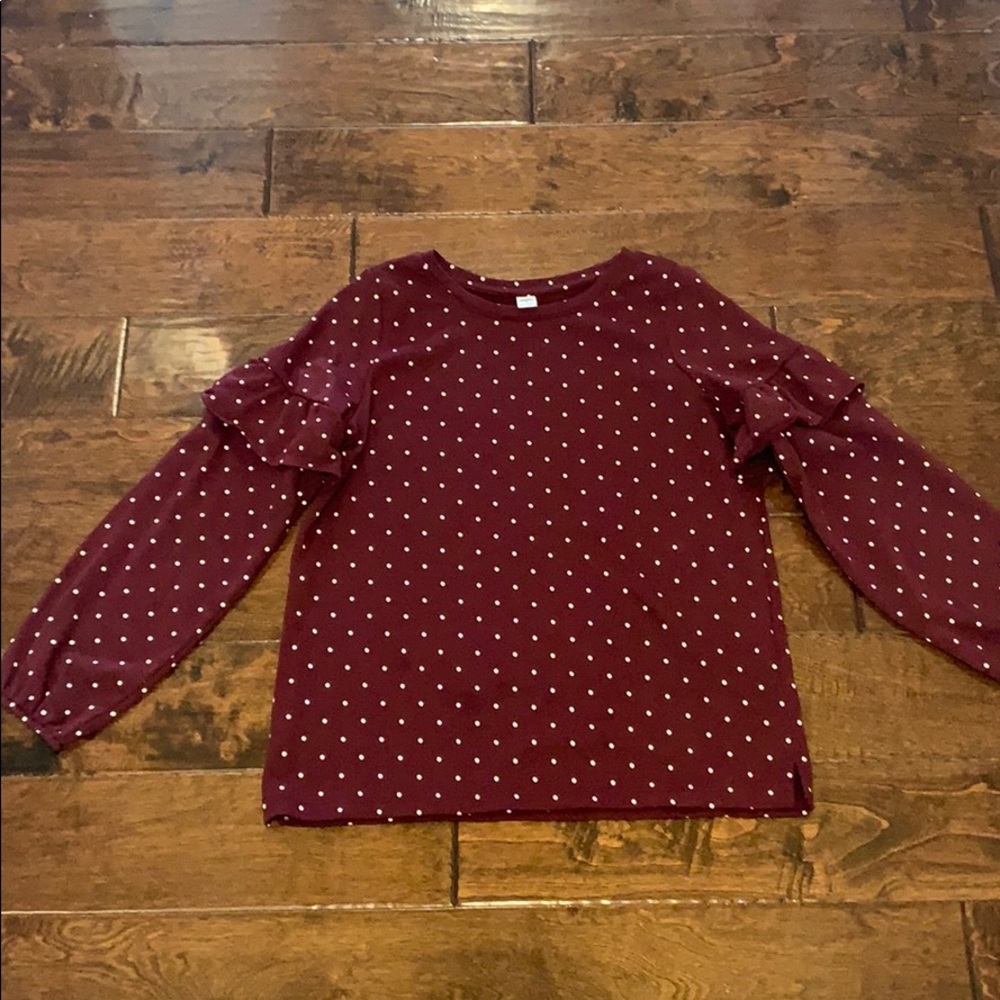 Old Navy polka dot long sleeve